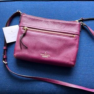 Kate Spade Top Zip Crossbody. Style: Jackson. Color: Plum.